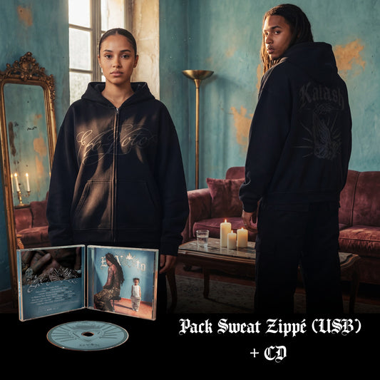 Pack CD + SWEAT ZIPPE «Ex-Voto»